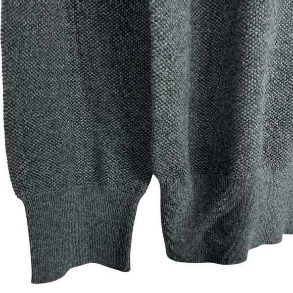 Knit for J.CREW Men's Cotton Poque-stitch Textured Cotton Crewneck Sweater Large - Picture 4 of 8